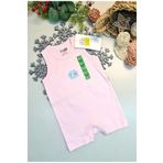 Hello Baby Yazlık Kolsuz Pembe Tulum E bebek Tulum