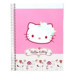 Hello Kitty 120 Yaprak 19x26 cm Seperatörlü Kareli Defter