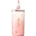 Hello Kitty 480Ml Paslanmaz Çelik Pipetli Termos