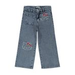 Hello Kitty 6-9 Yaş Pantolon -, 6-7 Yaş, 20C25160225S2, Mavi, Kız çocuk