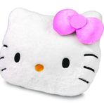 Hello Kitty Ağırlıklı Masaj Yastığı - Ultra Peluş Kumaş, Yatıştırıcı Titreşimler, Rahatlama ve Konfor için Akülü - Gece Rutini veya Hareket Halinde Kullanım için Mükemmel