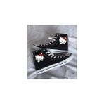 Hello Kitty Baskılı Siyah Bilekli Spor Ayakkabı Çocuk Sneaker