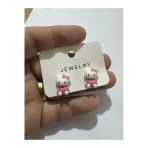 Hello Kitty Çocuk Pembe Küpe