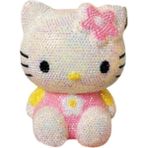 Hello Kitty Diy Kendin Yap Elmas Mozaik Yapıştırma 3D Figür Kumbara Hobi
