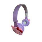 Hello Kitty Kablosuz Bluetooth Katlanabilir Kulaküstü Kulaklık Mor