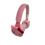 Hello Kitty Kablosuz Bluetooth Katlanabilir Kulaküstü Kulaklık Pembe