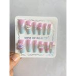 Hello Kitty Kuromi Tavşan 3D Figür Incili Carmlı 12 Adet Jel Görünümlü Lüx Kutulu Takma Tırnak