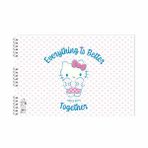 Hello Kitty Resim Defteri 35 x 50 cm 15 Yaprak - Mavi