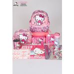 Hello Kitty TEK BÖLMELİ KÜÇÜK BOY 32 CM HELLO KITTY ANAOKUL,BESLENME VE KALEM ÇANTASI İLE BESLENME KABI,MATARA K