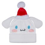 Hello Kitty's Cinnamoroll Noel Manşeti 3D Bere, İşlemeli Aplikeli Jakarlı Örgü, Beyaz, Beyaz Hk, Tek Beden