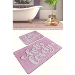 Hello Lovely Djt 2li Set Banyo Halısı Klozet Takımı Paspas Seti