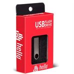 Hello Metal Kutulu 4 Gb Metal Usb Flash Bellek
