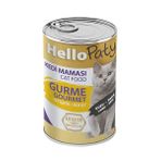 Hello Paty Gurme Kuzu ve Dana Etli Yetişkin Konserve 24 Adet Kedi Maması