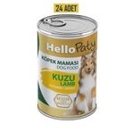 Hello Paty Yetişkin Kuzu Etli Kıyılmış 24x415 gr Köpek Maması