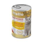 Hello Paty Yetişkin Tavuk Etli Kıyılmış Konserve 12x415 gr Kedi Maması