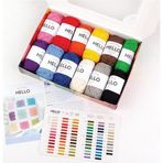 Hello Punch & Amigurumi 12'Li Assortment Iplik Seti (25Gr) Punch Örgü