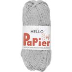 Hello Soft Papier Kağıt Çanta Örme Ipi 100 Gram 100 Metre Açık Gri P28
