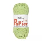 Hello Soft Papier Kağıt Çanta Örme Ipi 100 Gram 100 Metre Açık Yeşil P24