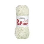 Hello Soft Papier Kağıt Çanta Örme İpi 100 Gram 100 Metre Krem P13