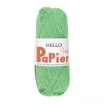 Hello Soft Papier Kağıt Çanta Örme Ipi 100 Gram 100 Metre Yeşil P25