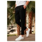 hello7 Siyah Konforlu Erkek Jogger Pantolon