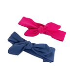 HelloBaby 2li Kız Saç Bandı Bebek - Lacivert