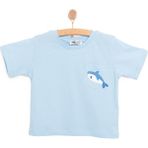 HelloBaby Baby Shark Erkek Tshirt Erkek Bebek - Açık Mavi - 2 Yaş