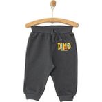 Hellobaby Basic Az Şardonlu Eşofman Alt Erkek Bebek - Koyu Gri - 9 Ay