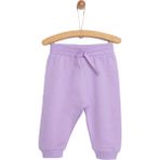 HelloBaby Basic Az Şardonlu Eşofman Alt Kız Bebek - 6 Ay - Lila