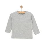 HelloBaby Basic Balıkçı İnterlok Unisex Gri Melanj Sweatshirt