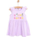 HelloBaby Basic Elbise Kız Bebek - Lila - 1 Yaş