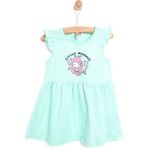 HelloBaby Basic Elbise Kız Bebek - Mint - 1 Yaş