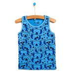 HelloBaby Basic Erkek Bebek Atlet Tshirt Turkuaz 9 Ay