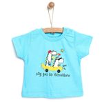 HelloBaby Basic Erkek Bebek Turkuaz Tshirt