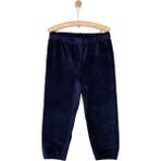 Hellobaby Basic Erkek Kadife Eşofman Alt Erkek Bebek - 1 Yaş - Lacivert