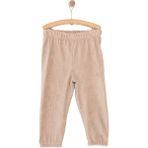Hellobaby Basic Erkek Kadife Eşofman Alt Erkek Bebek - Bej - 1 Yaş