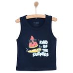 HelloBaby Basic Erkek Karpuz Baskılı Atlet Tshirt Bebek - Antrasit