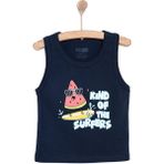 Hellobaby Basic Erkek Karpuz Baskılı Atlet Tshirt Erkek Bebek - 9 Ay - Antrasit