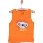 HelloBaby Basic Erkek Koala Baskılı Atlet Tshirt Erkek Bebek - Turuncu - 1 Yaş
