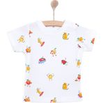 Hellobaby Basic Erkek Meyve Baskılı T-Shirt Erkek Bebek - Beyaz - 6 Ay