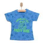 HelloBaby Basic Erkek Parti Baskılı T-Shirt Bebek - Desenli