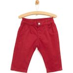 HelloBaby Basic Gabardin Pantolon Erkek Bebek - 6 Ay - Bordo