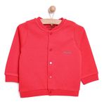 HelloBaby Basic Kız Bebek Kırmızı Ribanalı Hırka