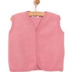 HelloBaby Basic Kız Bebek Pembe Polar Yelek
