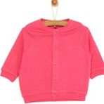 HelloBaby Basic Kız Bebek Pembe Ribanalı Hırka