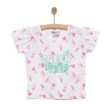 HelloBaby Basic Kız Lale Desenli T-Shirt Kız Bebek