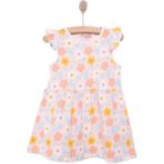 Hellobaby Basic Kız Papatya Desenli Elbise Kız Bebek - Pembe - 1,5 Yaş