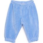 HelloBaby Basic Lastikli Kadife Eşofman Alt Erkek Bebek - 6 Ay - Mavi