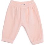 HelloBaby Basic Lastikli Kadife Eşofman Alt Kız Bebek - 1 Yaş - Açık Pembe