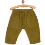 HelloBaby Basic Müslin Pantolon Erkek Bebek - Koyu Yeşil - 1 Yaş